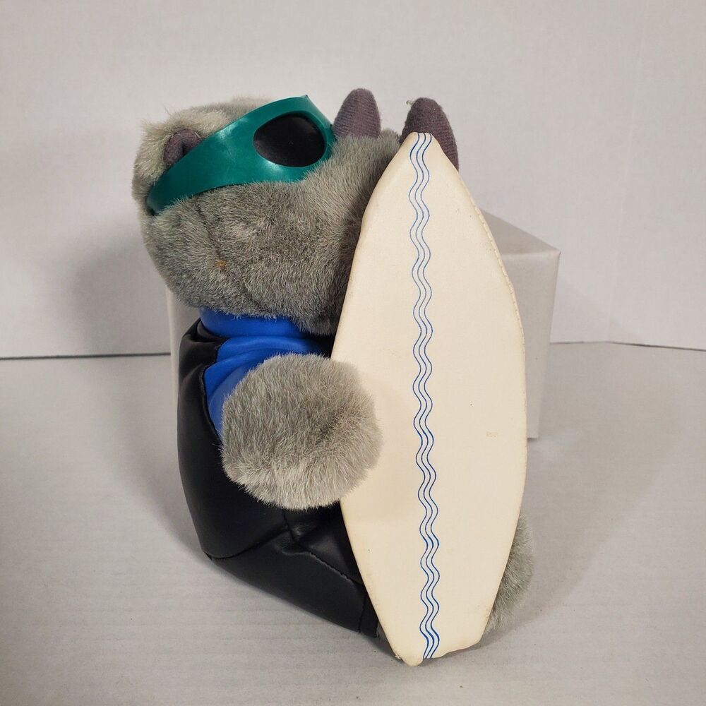 Rhinocort Aqua‎ Nasal Spray Plush Stuffed Animal Rhinoceros Surfboard Soft Toy - Picture 6 of 13